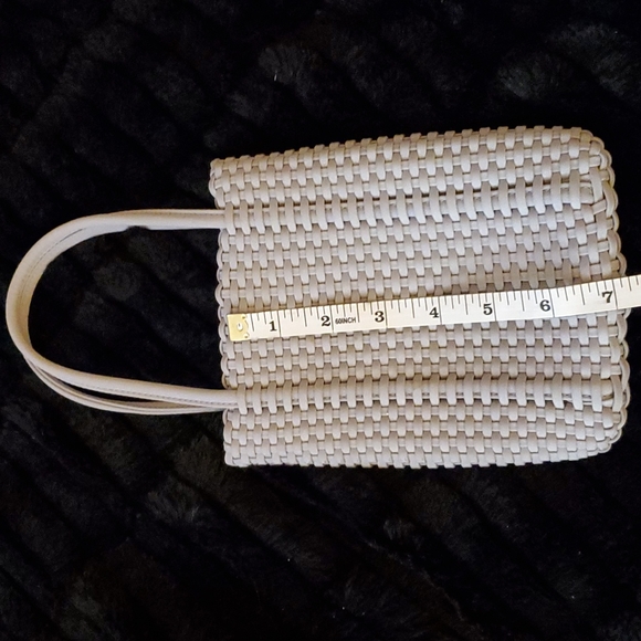 Nine West Gray Mini Woven Tote Bag - Picture 3 of 5
